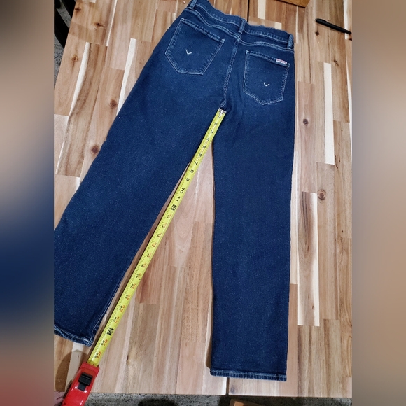 Hudson NOA Straight Leg Jeans Size 27 Dark Wash High Rise Premium Denim - Picture 3 of 7